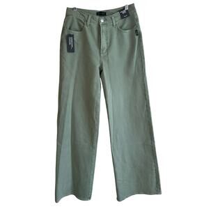 Silver Jeans Co. Highly Desirable High Rise Wide Leg Jeans Sage Green 26